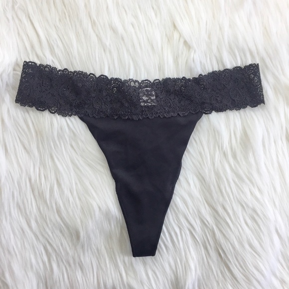Victoria's Secret Other - Victoria’s Secret Angels Black Lace Low Rise Thong